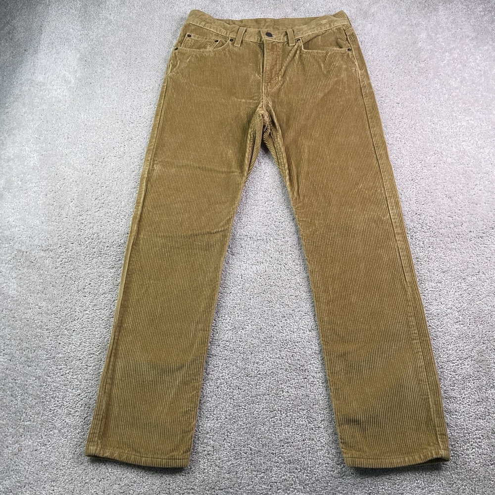 Levis Pants Womens 30x30 Brown Corduroy Straight Leg Casual Classic‎ Cords